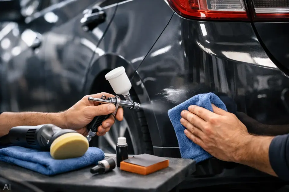 Smart Repair: Kleine Schäden gezielt beheben – Symbolbild (KI-generiert)