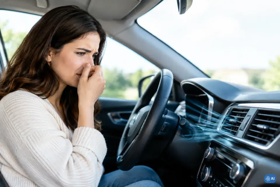 Warum riecht die Auto Klimaanlage plötzlich? – Symbolbild (KI-generiert)